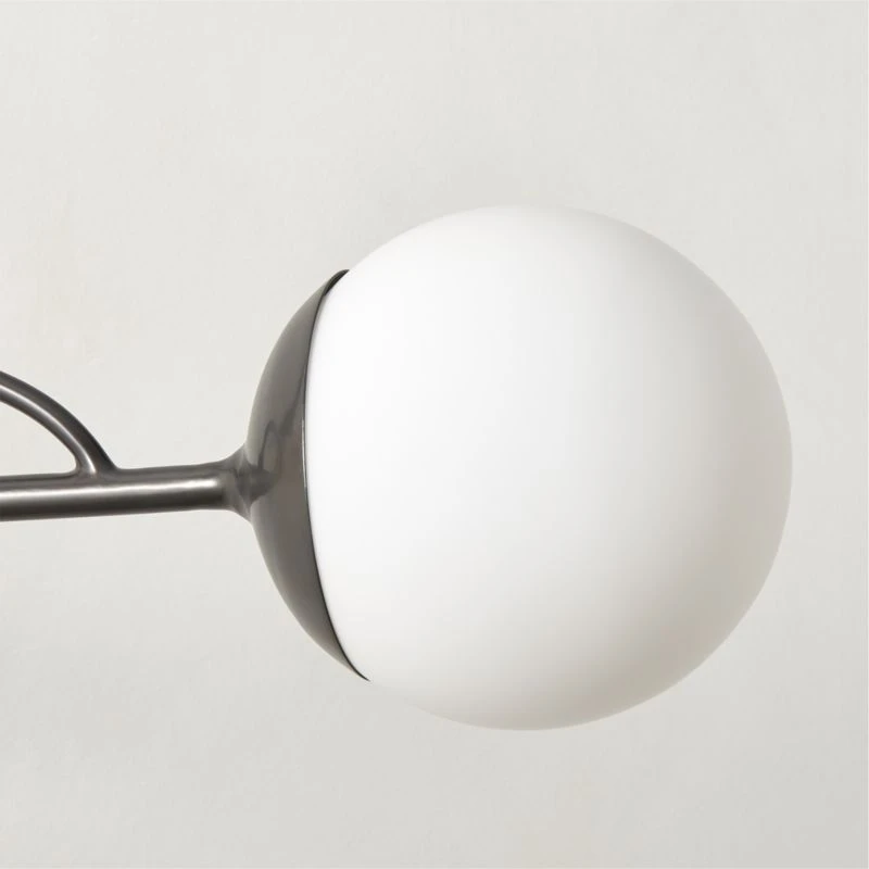 Ahva Blackened Brass Double Arm Articulating Wall Sconce Light 4 Ahva Blackened Brass Double Arm Articulating Wall Sconce Light - Image 4