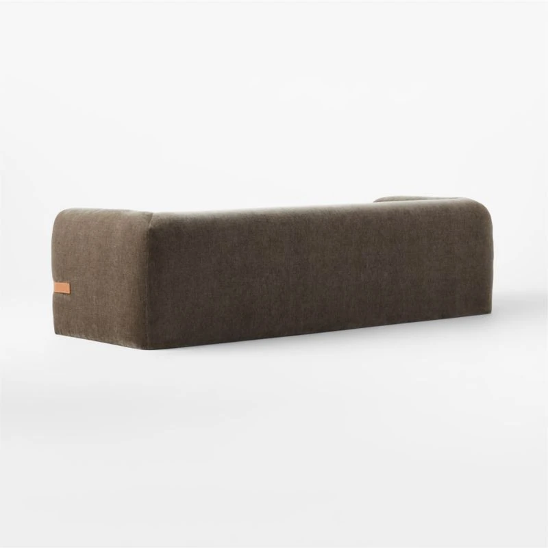 Alesso Grey Performance Velvet Sleeper Sofa 6 Alesso Grey Performance Velvet Sleeper Sofa - Image 6