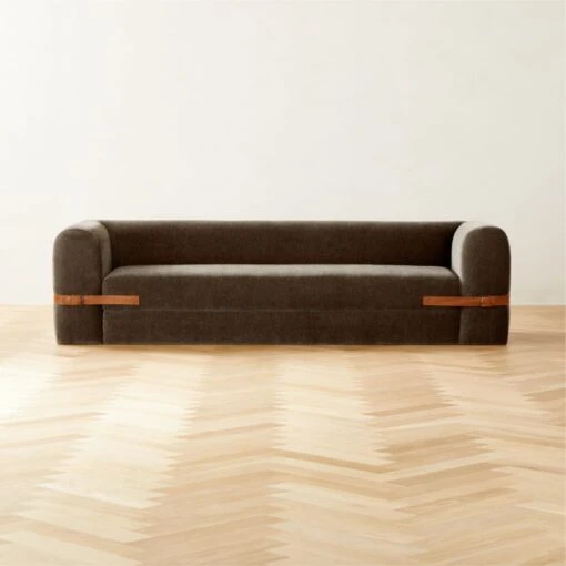 Alesso Grey Performance Velvet Sleeper Sofa -Cb2 Sales 2024 AlessoGreyFoldOutSofaSHF22