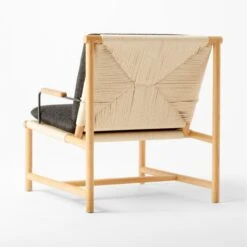 Anacapa Grey Woven Lounge Chair -Cb2 Sales 2024 AnacapaCddGryWvnLngChr3QBSSS22