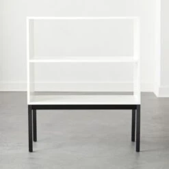 Aptum White Metal Bookcase
