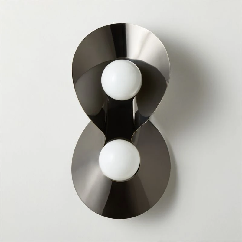 Aquarius Blackened Brass Wall Sconce Light 3 Aquarius Blackened Brass Wall Sconce Light - Image 3