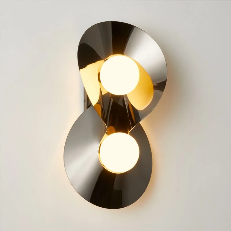 Aquarius Blackened Brass Wall Sconce Light 2 Aquarius Blackened Brass Wall Sconce Light - Image 2