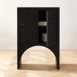 Augusta Black Entryway Cabinet -Cb2 Sales 2024 ArcBlkEntrywayCabinetAVSHS22
