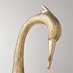 Archibald Brass Bird Table Lamp -Cb2 Sales 2024 ArchibaldTableLampAV2SHF21