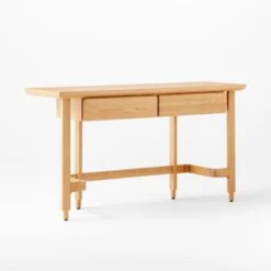 Arroyo Oak Wood Console Table 11 Arroyo Oak Wood Console Table -Cb2 Sales 2024 ArroyoConsoleTable3QSSS22