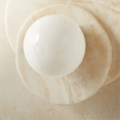 Astr White Onyx Wall Sconce -Cb2 Sales 2024 AstrWhiteOnyxSconceAVSHS21