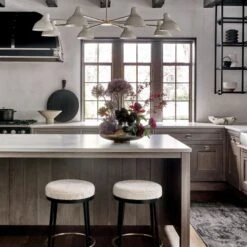 Presley Ivory Enameled And Polished Brass Chandelier -Cb2 Sales 2024 AtlasShearlingWhiteCounterAG21 1x1