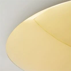 Auden Polished Brass Flush Mount Light 30" -Cb2 Sales 2024 AudenFlushMount30inAVSHF21