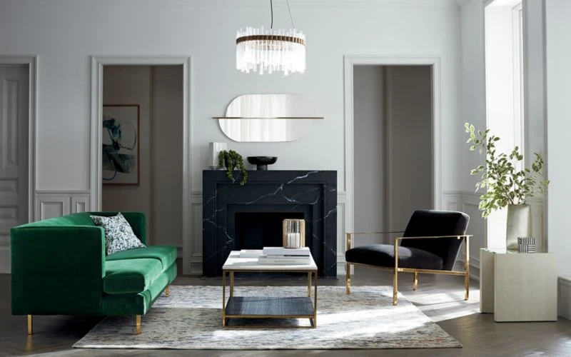 Cue Carbon Black Velvet Chair 2 Cue Carbon Black Velvet Chair - Image 2