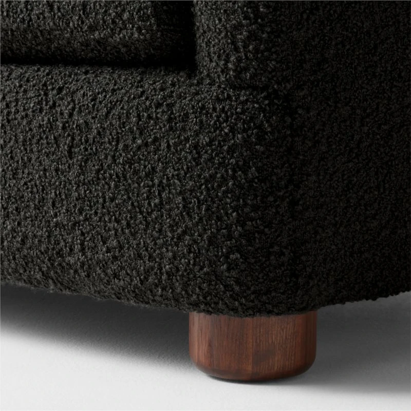 Bacio Black Boucle Sofa 6 Bacio Black Boucle Sofa - Image 6