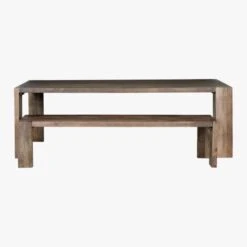 Blox Midtone Brown Wood Bench 78" -Cb2 Sales 2024 BloxBench78inAV2F16