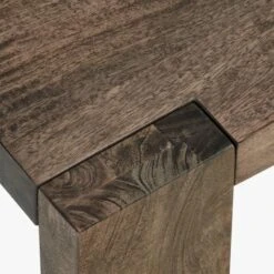 Blox Midtone Brown Wood Bench 78" -Cb2 Sales 2024 BloxBench78inAVF16