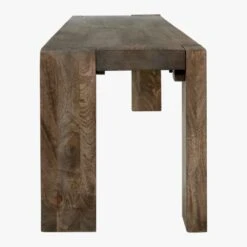 Blox Midtone Brown Wood Bench 78" -Cb2 Sales 2024 BloxBench78inSDF16