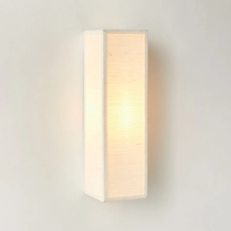 Boum Raw Silk Wall Sconce Light 2 Boum Raw Silk Wall Sconce Light - Image 2