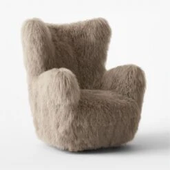 Bozzi Taupe Mongolian Sheepskin Accent Chair 12 Bozzi Taupe Mongolian Sheepskin Accent Chair -Cb2 Sales 2024 BozziDkGryMnglnShpsknChr3QSSF22