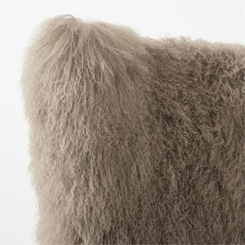 Bozzi Taupe Mongolian Sheepskin Accent Chair 8 Bozzi Taupe Mongolian Sheepskin Accent Chair - Image 8