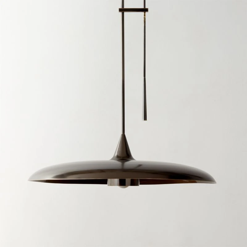 Brio Blackened Brass Pendant Light 1 Brio Blackened Brass Pendant Light