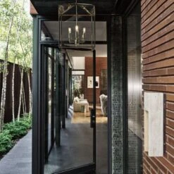 Graziano Indoor/Outdoor Travertine Wall Sconce -Cb2 Sales 2024 CB2FA22 32A V1 SconceGlow 1x1 1