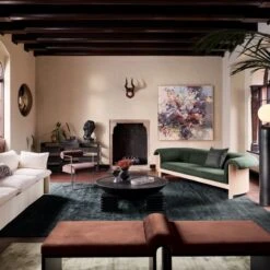 Dome Round Ebonized Oak Wood Coffee Table -Cb2 Sales 2024 CB2FA23 BID 01 V4 2