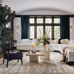 Vayle High-Gloss White Concrete Coffee Table Short 18 Vayle High-Gloss White Concrete Coffee Table Short -Cb2 Sales 2024 CB2HOL22 01A V4