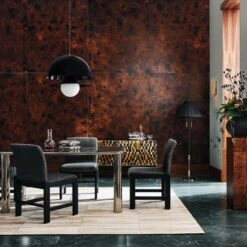 Pogo Polished Nickel And Black Cane Floor Lamp -Cb2 Sales 2024 CB2HOL22 05A hero