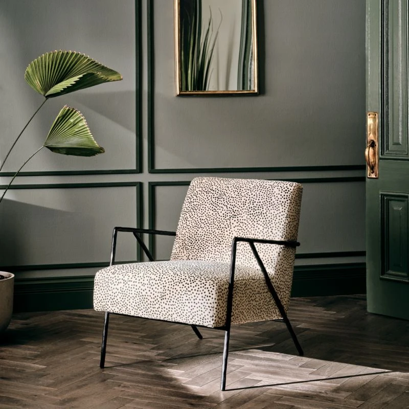 Imogene Dot Hair On Hide Lounge Chair 2 Imogene Dot Hair On Hide Lounge Chair - Image 2