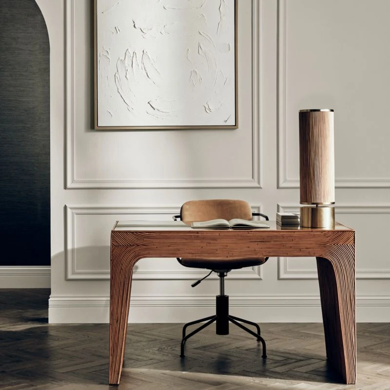 Nyle Suede Office Chair 2 Nyle Suede Office Chair - Image 2