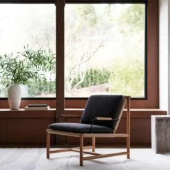 Anacapa Grey Woven Lounge Chair -Cb2 Sales 2024 CB2SP22 LF 3C chair