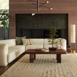 Norte Walnut Wood And Brass Chandelier -Cb2 Sales 2024 CB2SP22 LF 9A hero