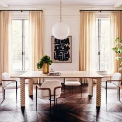 Moon Globe Pendant Light With Brass Chain 21" -Cb2 Sales 2024 CB2SP23 06A V1