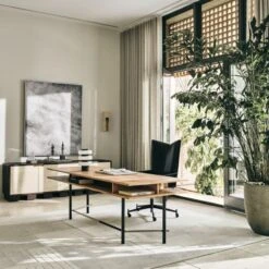 Graziano Indoor/Outdoor Travertine Wall Sconce -Cb2 Sales 2024 CB2SP23 24A Hero 2