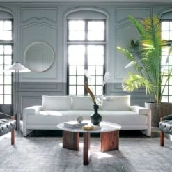 Abruzzo Charcoal Leather Tufted Chair -Cb2 Sales 2024 CamdenWhiteSofaAP21 1x1