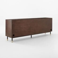 Carbon Brown Burl Wood Media Console -Cb2 Sales 2024 CarbonBnBrlWdMdCredenza3QBSSF22