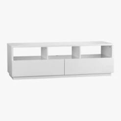 Chill High-Gloss White Media Console 60'' -Cb2 Sales 2024 ChillMediaConsole3QF10