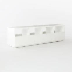 Chill High-Gloss White Media Console 80'' 12 Chill High-Gloss White Media Console 80'' -Cb2 Sales 2024 ChillMediaConsoleLarge3QSSS21