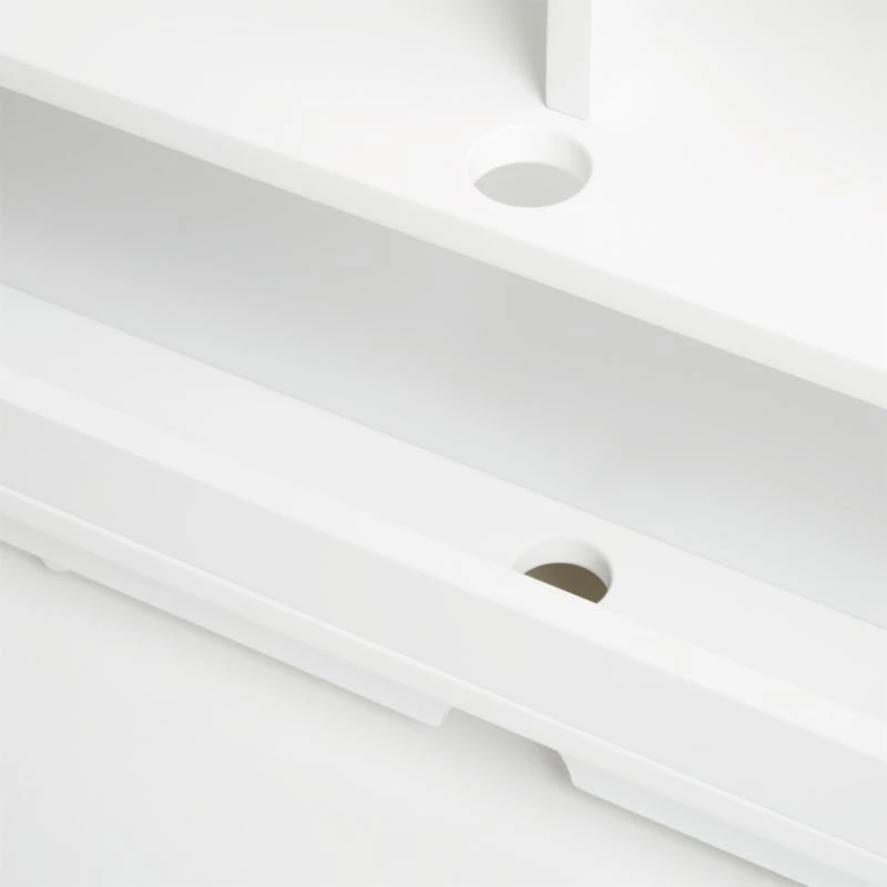 Chill High-Gloss White Media Console 80'' 8 Chill High-Gloss White Media Console 80'' - Image 8