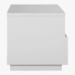 Chill High-Gloss White Media Console 60'' -Cb2 Sales 2024 ChillMediaConsoleSdF10