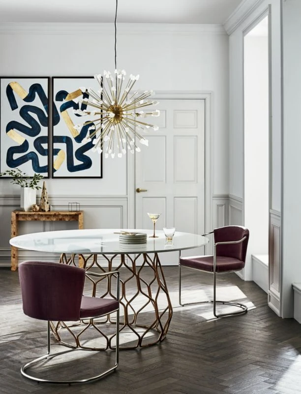 Niche Neutral Burl Wood Console Table 34" 2 Niche Neutral Burl Wood Console Table 34" - Image 2