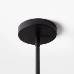 Clifton Cast Glass And Black Chain Link Pendant Light -Cb2 Sales 2024 CliftonCtGlsChnLkPndntSSS23