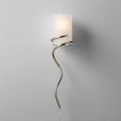 Coiled Champagne Wall Sconce -Cb2 Sales 2024 CoiledChampagneSconceROF21