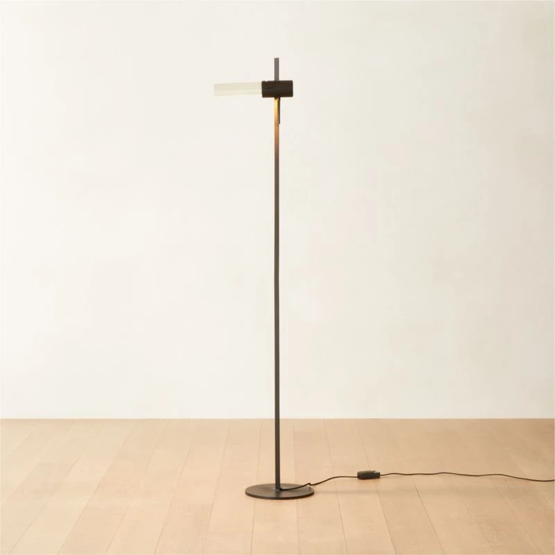 Colonna Adjustable Black Floor Lamp 2 Colonna Adjustable Black Floor Lamp - Image 2