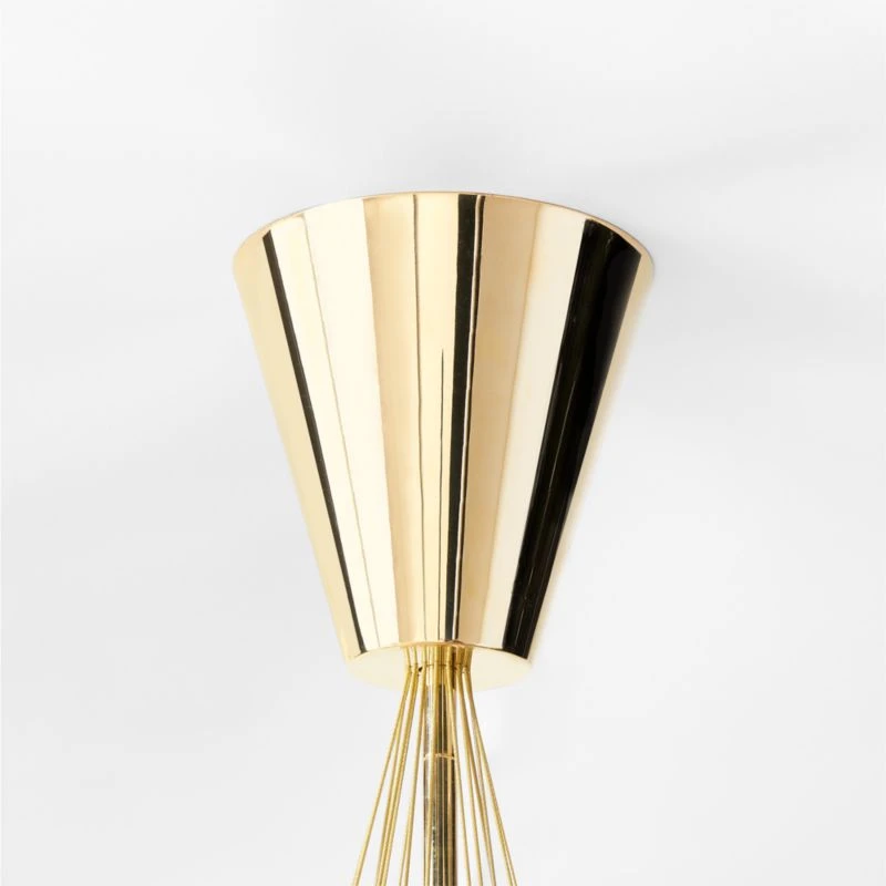 Corvina Polished Brass Chandelier 4 Corvina Polished Brass Chandelier - Image 4