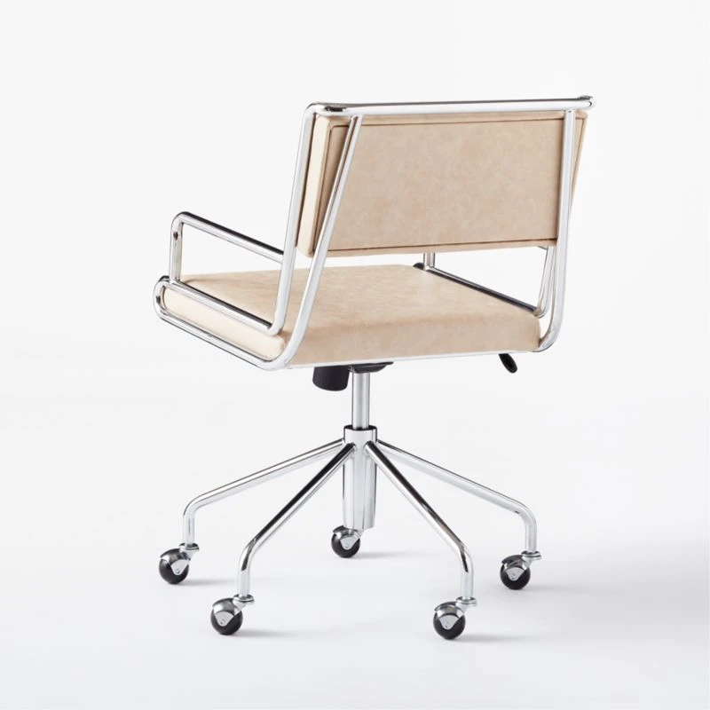 Court Pearl Vegan Leather Office Chair 6 Court Pearl Vegan Leather Office Chair - Image 6