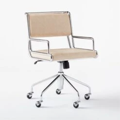 Court Pearl Vegan Leather Office Chair 10 Court Pearl Vegan Leather Office Chair -Cb2 Sales 2024 CourtOfficeChair3QSSS21