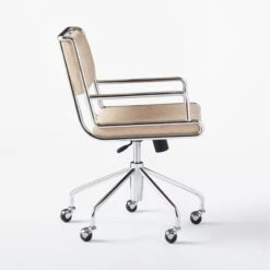 Court Pearl Vegan Leather Office Chair 11 Court Pearl Vegan Leather Office Chair -Cb2 Sales 2024 CourtOfficeChairSDSSS21