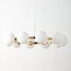 Curie Polished Champagne Chandelier