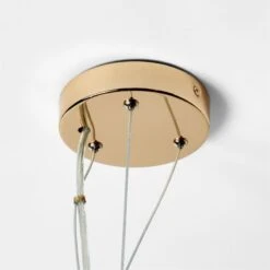 Curie Polished Champagne Chandelier -Cb2 Sales 2024 CuriePlshdChmpgnChndlrSSF22