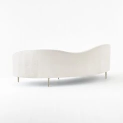 Curvo Snow White Performance Sofa -Cb2 Sales 2024 CurvoNomadSnowSofa3QBF20