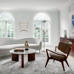 Curvo Snow White Performance Sofa -Cb2 Sales 2024 CurvoSnowSofaOC20 1x1 1